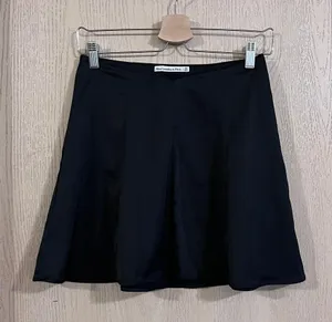 Abercrombie Black Silk Mini Skirt thumbnail 1