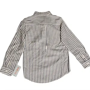 NWT Cat & Jack Boy's Blue/White Striped Shirt Size X-Small thumbnail 2