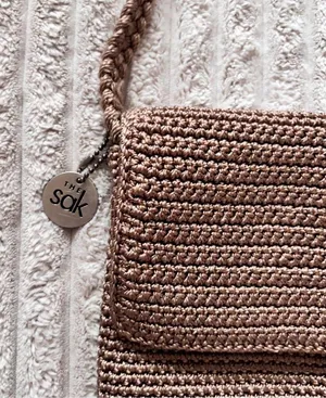 The Sak Brown Crochet Crossbody Bag thumbnail 2