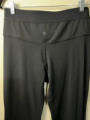 Athleta Aura Black High Rise Flare Athletic Leggings thumbnail 7