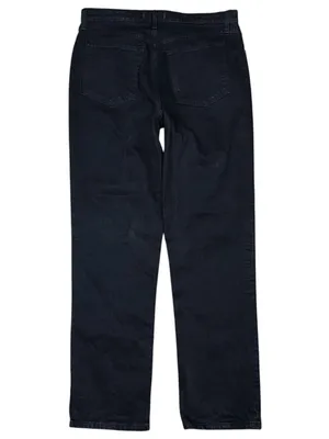 Abercrombie & Fitch NWT 90s Straight Ultra High Rise Jeans Black Sz 32 / 14 LONG thumbnail 2