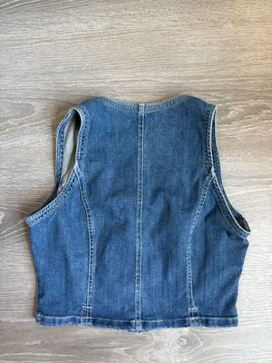 Anthropologie Pilcro Denim Vest Small thumbnail 3