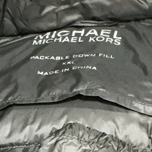 MICHAEL Michael Kors Women XXL Black Packable Down Puffer Coat Hooded thumbnail 5