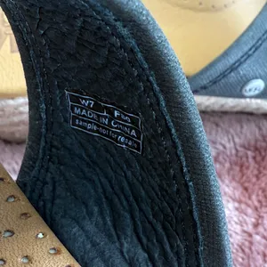 UGG‎ Charcoal and Tan Wedge Sandals thumbnail 5