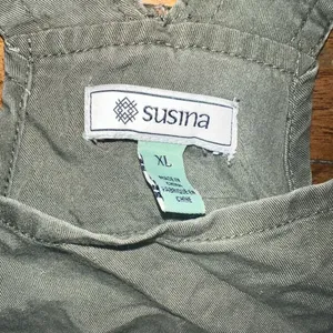 Susina light green classic lightweight relaxed XL overalls thumbnail 3