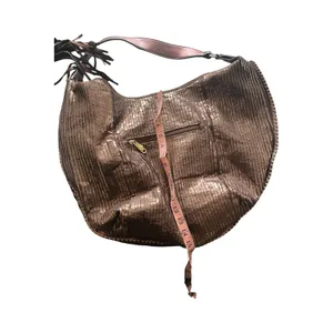 Vintage Y2K Copper Metallic Slouchy Hobo Crescent Shoulder/Crossbody Bag thumbnail 10