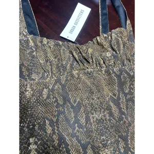 Urban Outfitters Snakeskin Print Slip Dress Boho Chic‎ Party Cocktail T-7 thumbnail 2