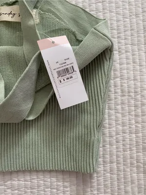 New with tags sage mint green Sunday Skin tank top thumbnail 5