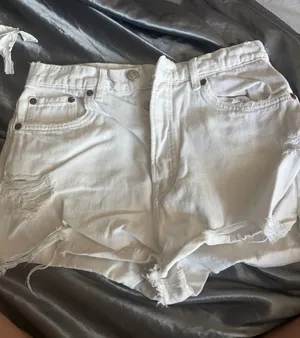 White ZARA Shorts thumbnail 1
