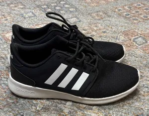 Adidas Cloudfoam Black and White Athletic Shoes thumbnail 1