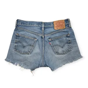 Levi's | W31 | 501 Button-Fly Medium Wash 2-Inch Inseam Cut-Off Jean Shorts thumbnail 3