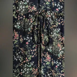 NWT Zara Chic Floral Long Sleeve Dress Midi/Maxi Side Pockets dress Size S thumbnail 9