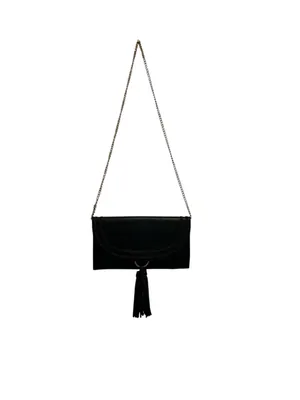 NWOT Lulus A Stitch In Time Vegan Envelope Bag With Chain thumbnail 2