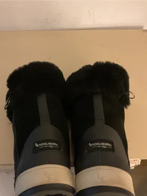 Koolaburra by Uggs women Black Suede leather fur Tynlee waterproof boots US 9 thumbnail 10