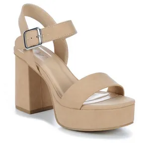 Y-Not Macey Platform Dress Sandals Dark Nude thumbnail 1