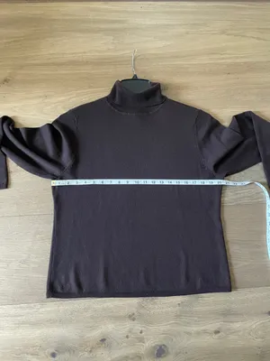 Charter Club Extra Fine Italian Merino Wool Turtleneck Sweater Vintage Size XL thumbnail 6