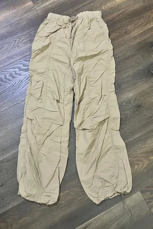 Target Light Brown Baggy Cargo Pants thumbnail 1