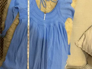 Free People It's Always You Top Cornflower Blue Babydoll Tunic Revolve Small thumbnail 6