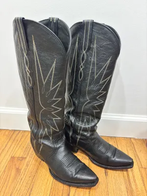 Tecovas Loretta boots midnight 7.5 Black thumbnail 4
