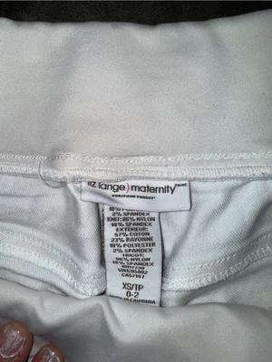 Liz Lange White High-Waist Women’s Shorts (maternity) thumbnail 3