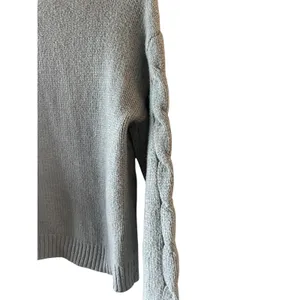 Lauren Conrad Green Long Sleeve Cable Knit Sweater Women Sz S thumbnail 7