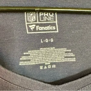 Fanatics NFL Chicago Bears Reppin' the North Navy and Orange Long Sleeve Tee - L thumbnail 2