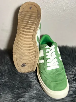 Madden Girl Y2K Navida Sneaker Green Platform White Strip Sneakers Size 9 thumbnail 12