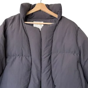 MY MUM MADE IT Bubble Open Puffer cropped gray Jacket Size S-M thumbnail 6