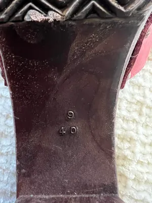 Burgundy Mules/ Clogs Size 9 thumbnail 5