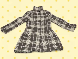 Macy's Plaid peacoat thumbnail 1