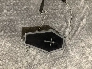 Spirit Halloween Coffin Crossbody Bag thumbnail 2