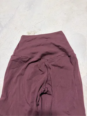 Aerie offline real me flare High-Waist Yoga Pants leggings Burgundy XXS thumbnail 5