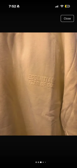 Essential fear of God crewneck size XL thumbnail 3