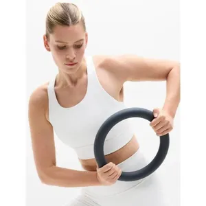 Athleta S Train Free Longline Sports Bra Bright White Small D-DD thumbnail 1