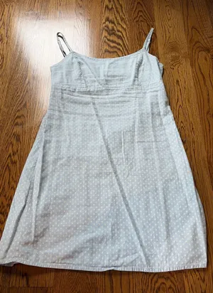 Brandy Melville blue and white flower dress! thumbnail 1