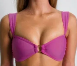 NEW 93 Playstreet BRIDGET Fuchsia Princess Bikini Top thumbnail 1