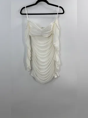 Michael Costello x REVOLVE Paola Mini Dress - White thumbnail 8