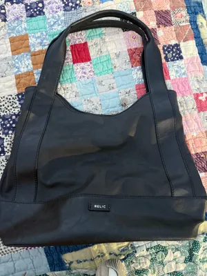 Black Relic Shoulder Bag Leather thumbnail 1