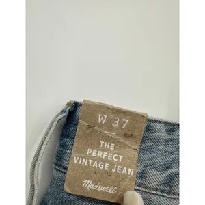Madewell The Perfect‎ Vintage Jean Women 37 NWT Light Wash High Waisted Cotton thumbnail 8