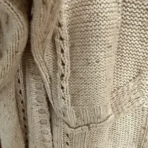 Women's Open Front Knit Cardigan Sweater - Tan thumbnail 2