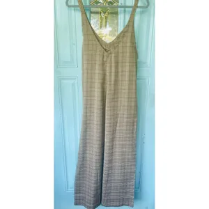 Brown Jumpsuit Women’s Small S Hem & Thread Plaid Overall Jumpsuit New W Tags thumbnail 12