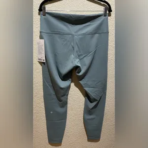Lululemon NWT Wunder Train High Rise Tights 28” Leggings Crater Blue Size 14 thumbnail 9