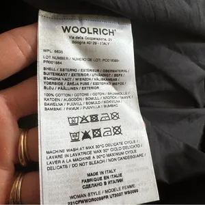 Woolrich black 100% cotton tied-waist poplin shirt dress NEW thumbnail 6