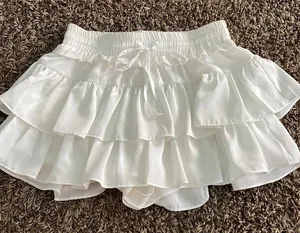 White Ruffle Skirt thumbnail 1