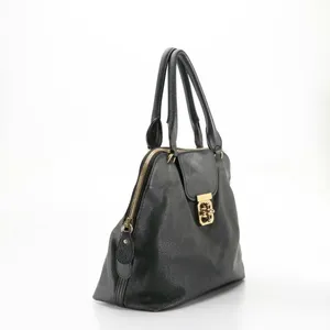 Chloe Black Leather "Elsie" Bowler Style Bag thumbnail 2