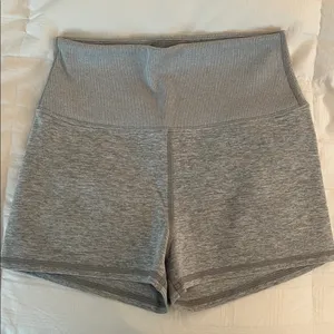 Alo Yoga Women's Gray High-Waist Shorts thumbnail 8