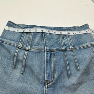 Anthropologie Pilcro Size 28‎ High Waisted Blue Denim Jean Snap Zip Closure thumbnail 6