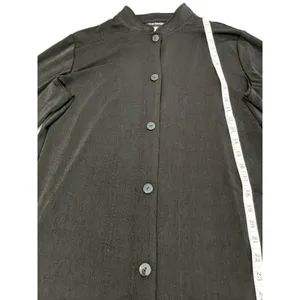 Paragon Large Black  Polyester Blend  Button Down Jacket Dress 22h thumbnail 5