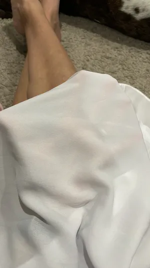 Show Me Your Mumu White Chiffon Sheer Mini Dress thumbnail 5