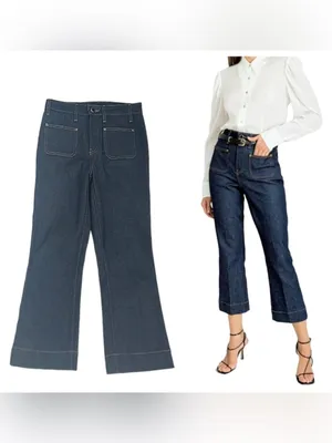Khaite NEW Raquel Jeans flare size 27 thumbnail 3